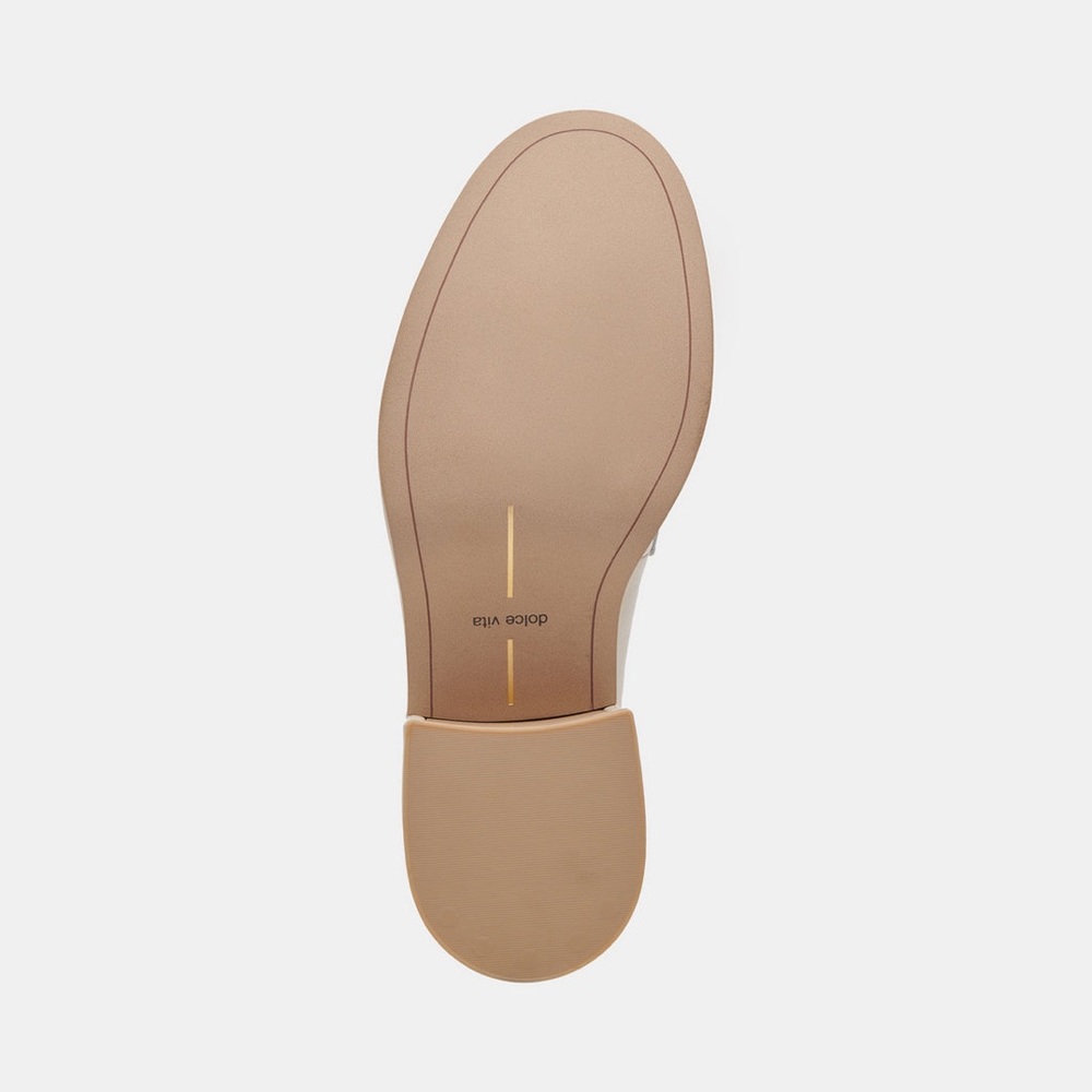 Dolce Vita Cream Platform Loafer Mules - Picture 6 of 8